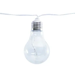 Solar Partylight 10x Transparant - L 3,8 M - 2 M Lead