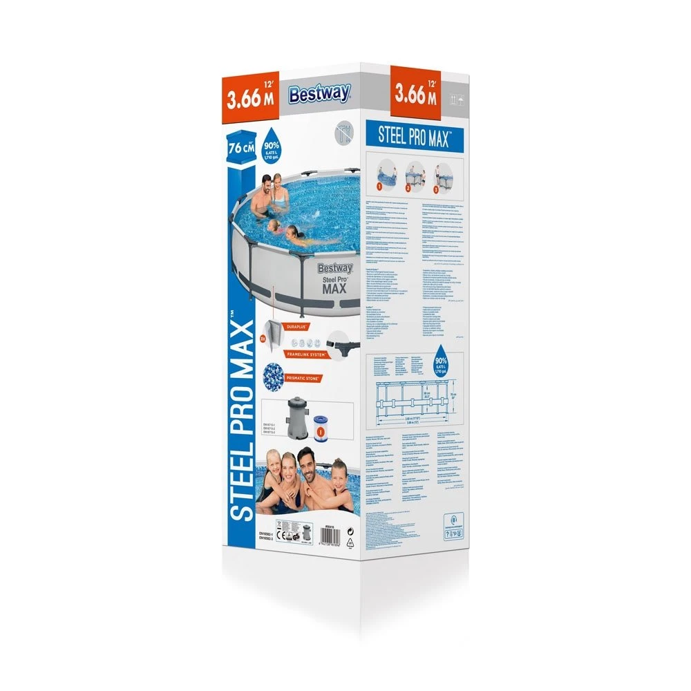Bestway Zwembad Steel Pro Max Set Rond 366 - Image 4