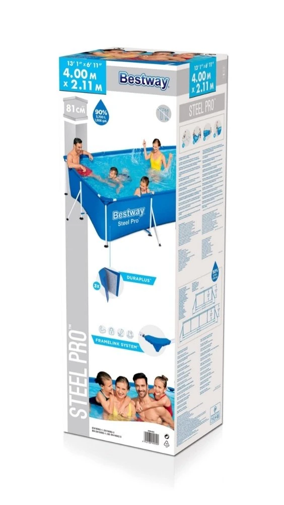 Bestway Zwembad Steel Pro Rechthoek 400 - Image 5