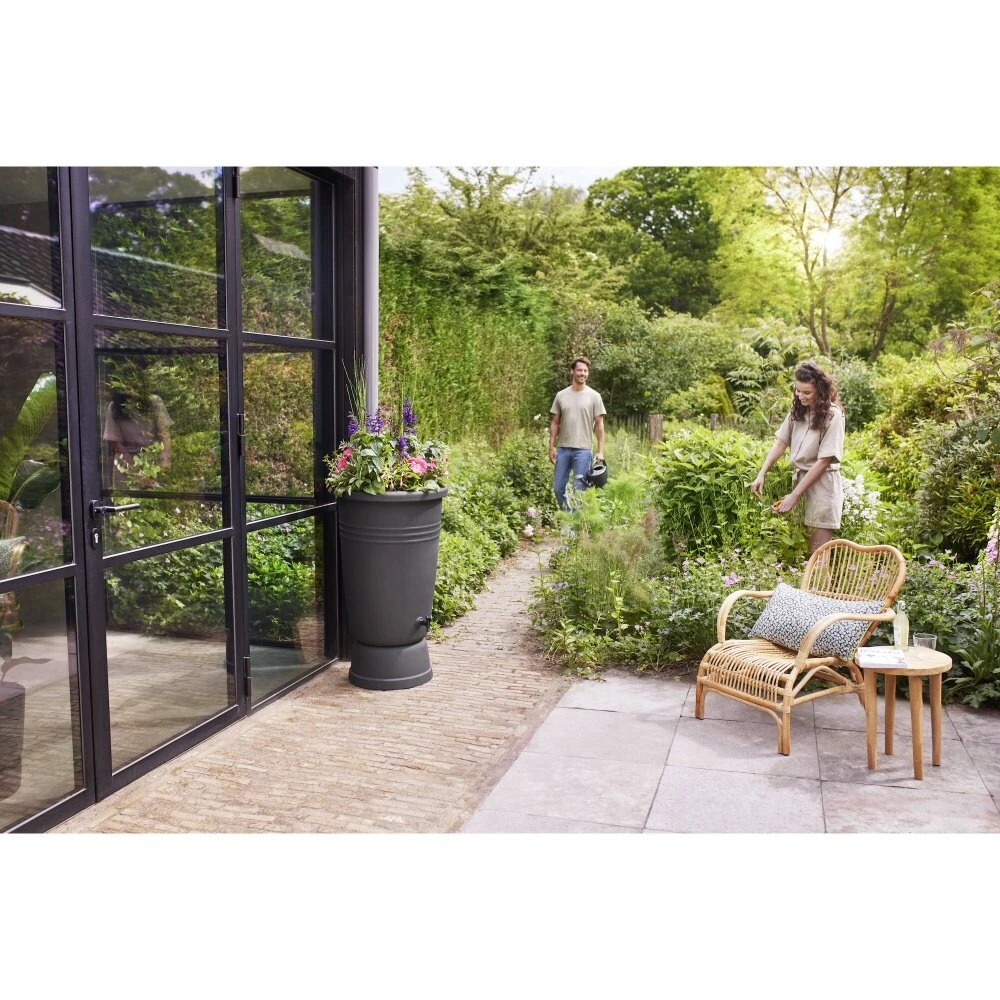 Elho Green Basics Regenton Plus 110ltr Zwart - Image 3