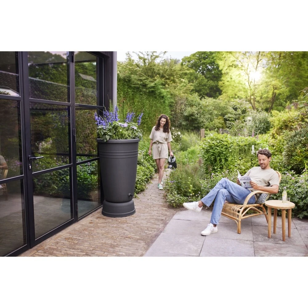 Elho Green Basics Regenton Plus 200ltr Zwart - Image 3