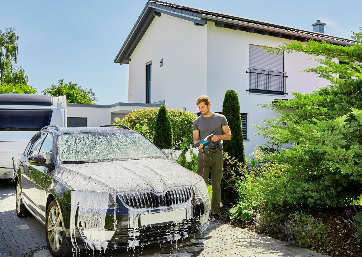 GARDENA Accu Hogedrukreiniger AquaClean 18V Solo - Image 3