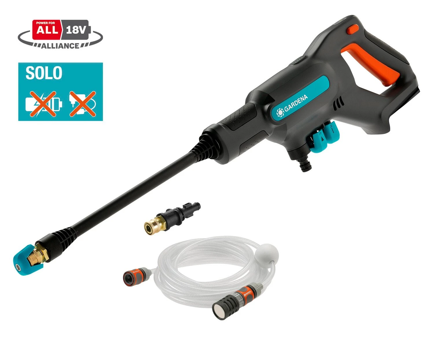GARDENA Accu Hogedrukreiniger AquaClean 18V Solo - Image 2