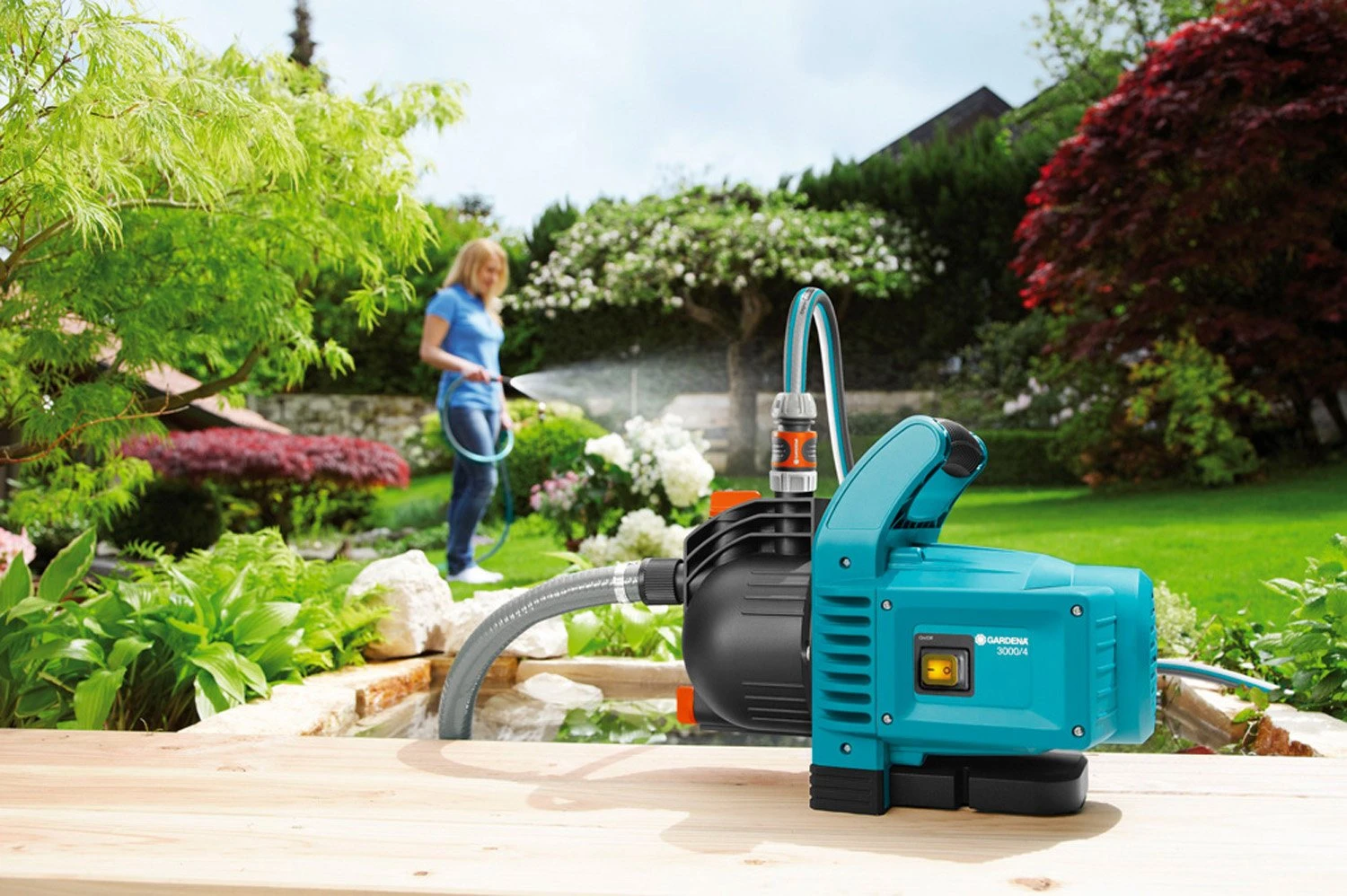 GARDENA Classic Besproeiingspomp 3000/4 Set - Image 3