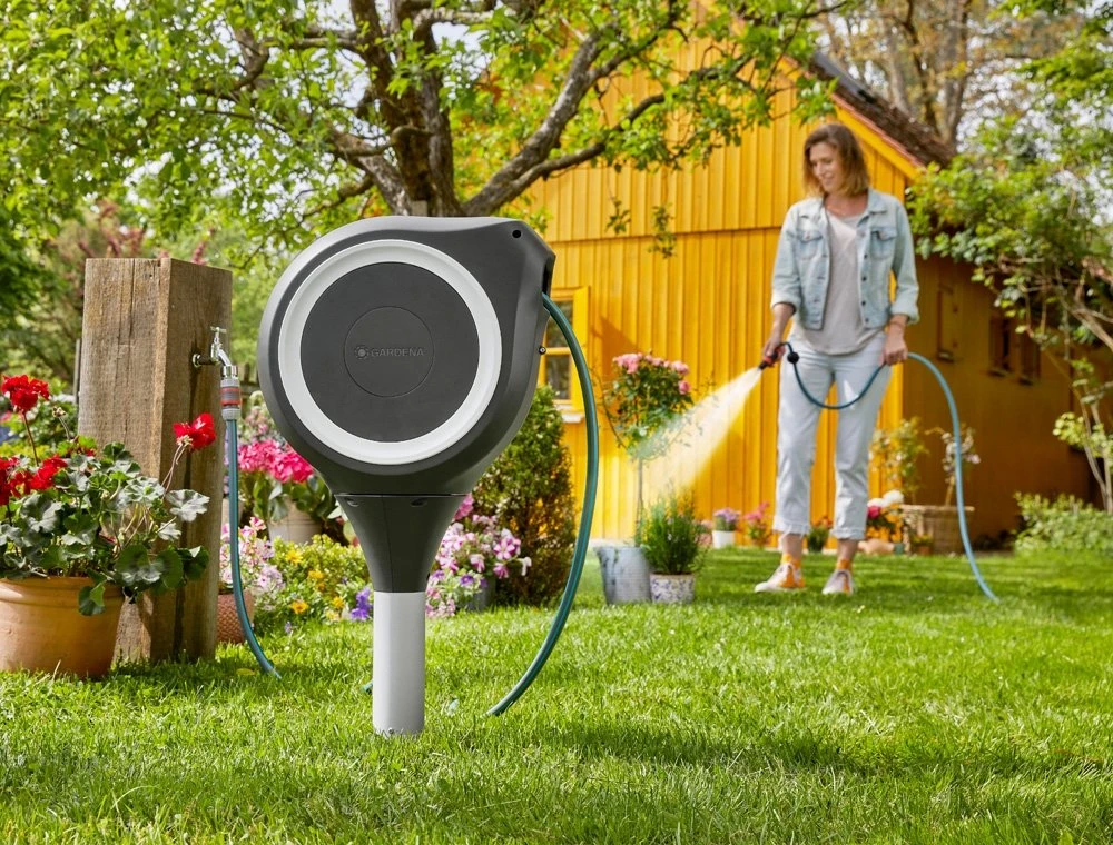 GARDENA Tuinslangenbox 15 RollUp S Wit - Image 2