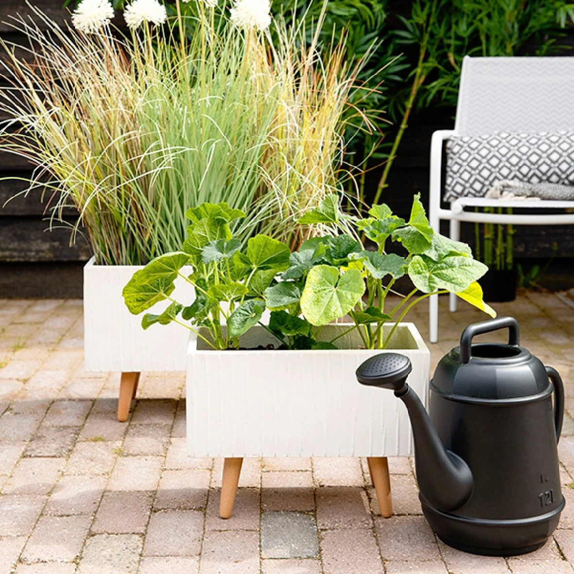 Gieter Plastic Zwart 12L - Image 2