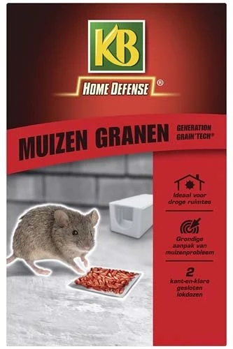 KB Muizen Lokdoos Granen 'Generation Grain'Tech' 2 Stuks
