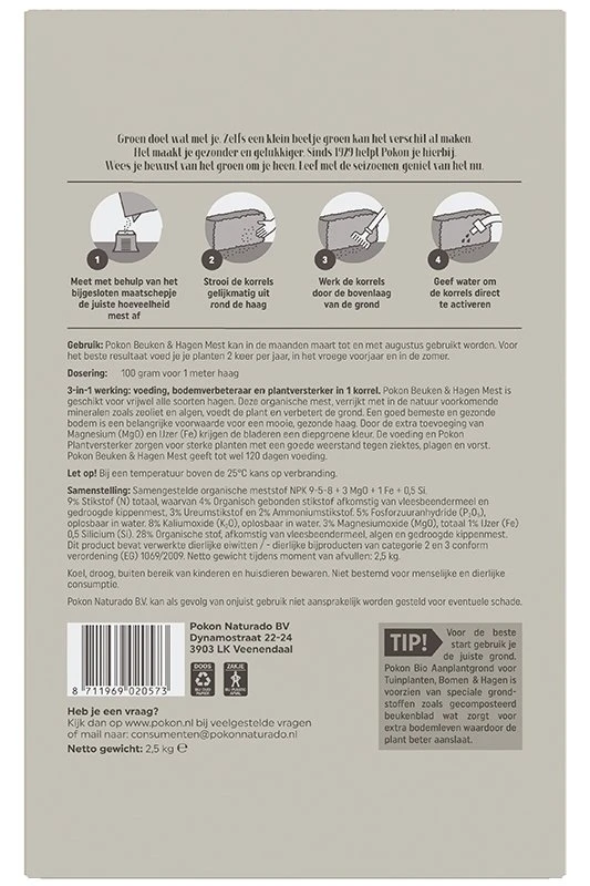 Pokon Beuken & Hagen Mest 2,5kg - Image 2