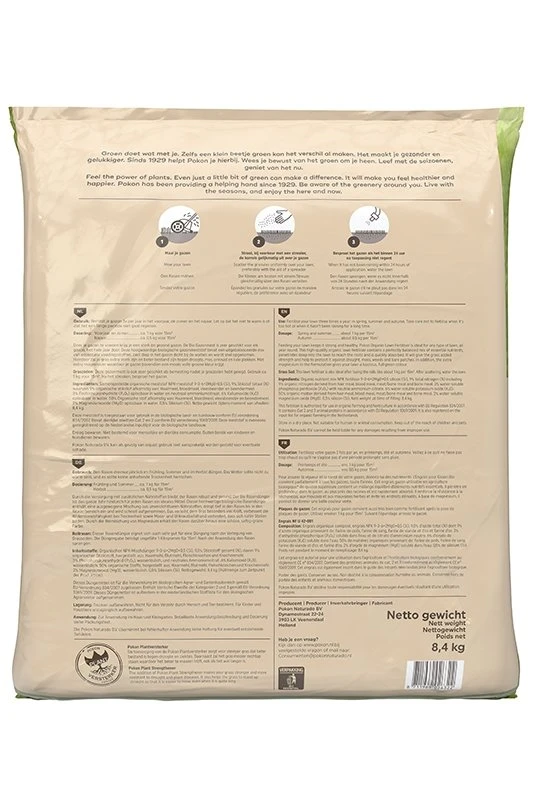 Pokon Bio Gazonmest 8,4kg Voor 125m² - Image 2