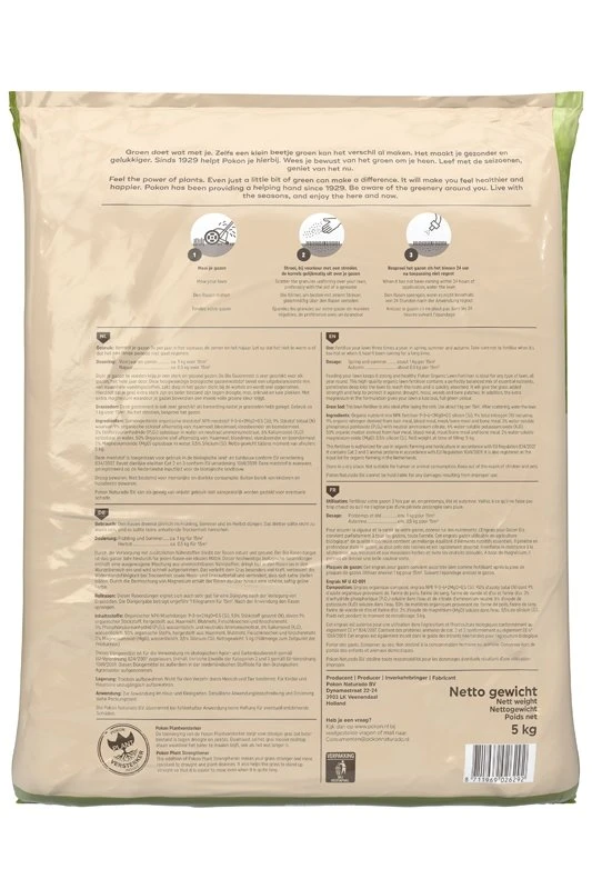 Pokon Bio Gazonmest 5kg Voor 75m² - Image 2
