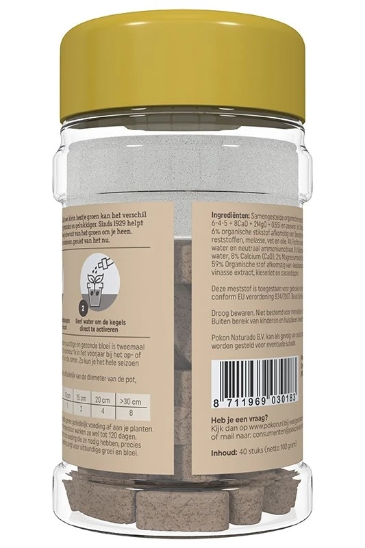 Pokon Bio Terras & Balkon Planten Voedingskegels 40 Stuks - Image 2