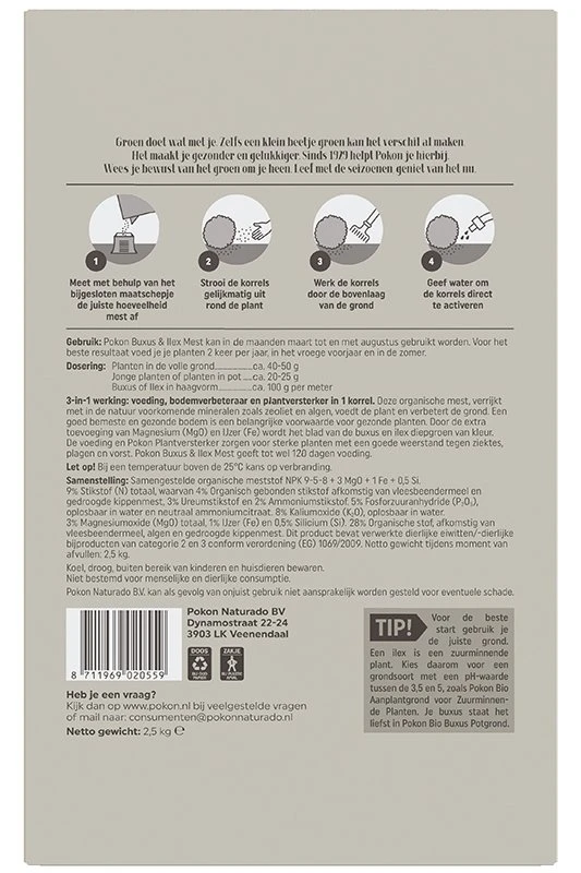 Pokon Buxus & Ilex Mest 2,5kg - Image 2