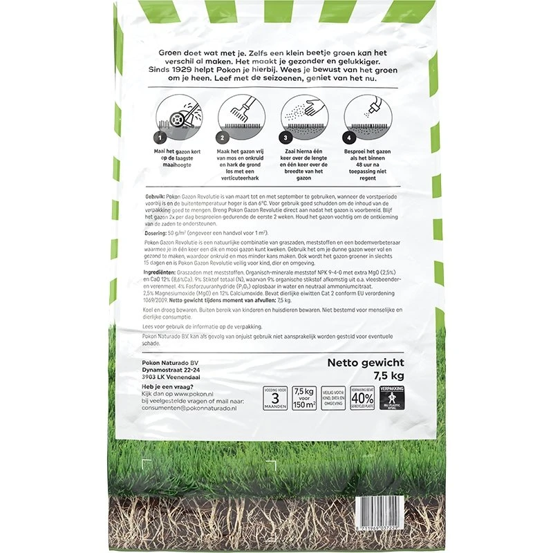 Pokon Gazon Revolutie 7,5kg - Image 3