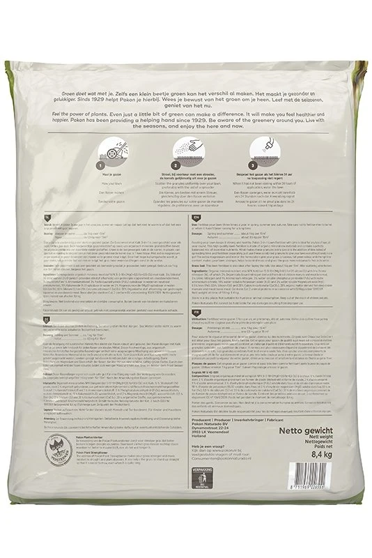 Pokon Gazonmest Met Kalk 8,4kg Voor 125m² - Image 2