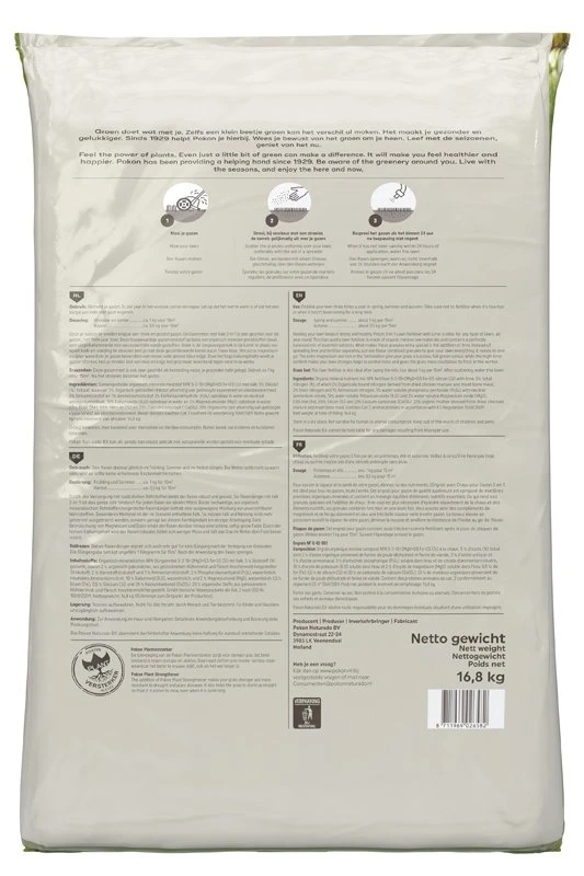 Pokon Gazonmest Met Kalk 3-in-1 250m2 - Image 2