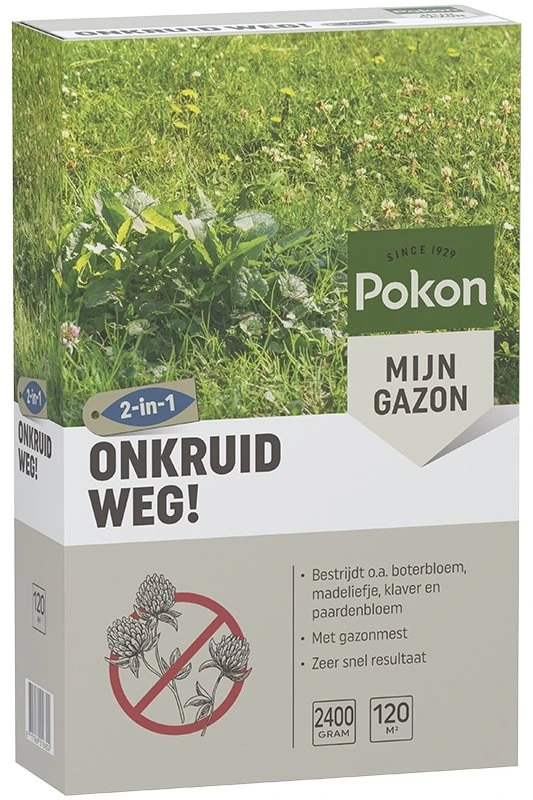Pokon Onkruid Weg! 2,4kg Voor 120m²