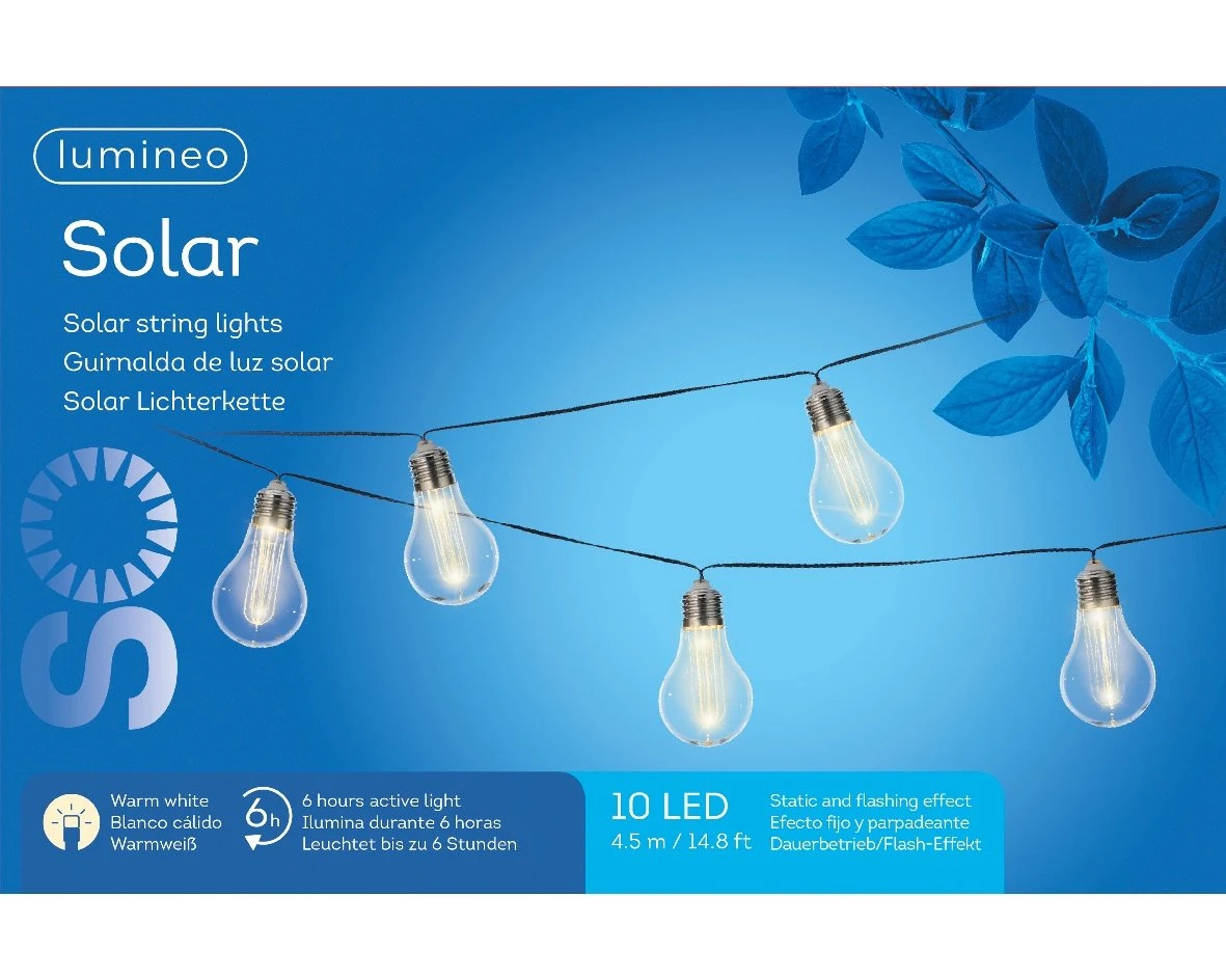 Lumineo Solar Partyverlichting 10 Lamps - 450 Cm - Image 3