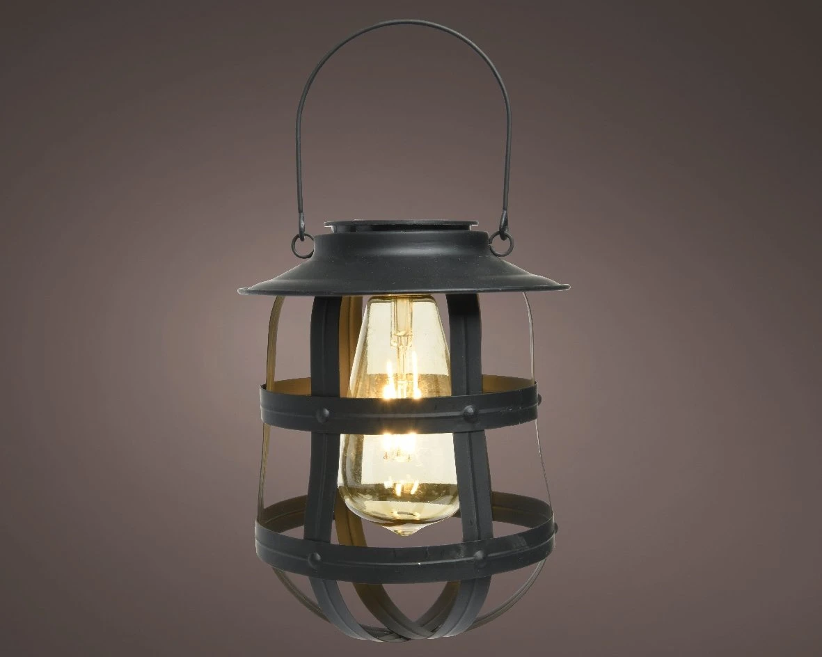 Lumineo Solar Lantaarn Zwart - Ø 19 Cm - Image 2