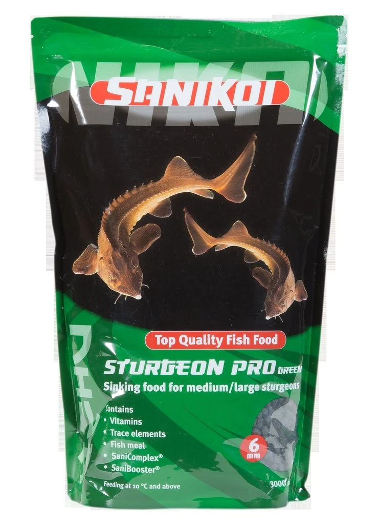 SaniKoi Sturgeon Pro Green 6mm 3 L