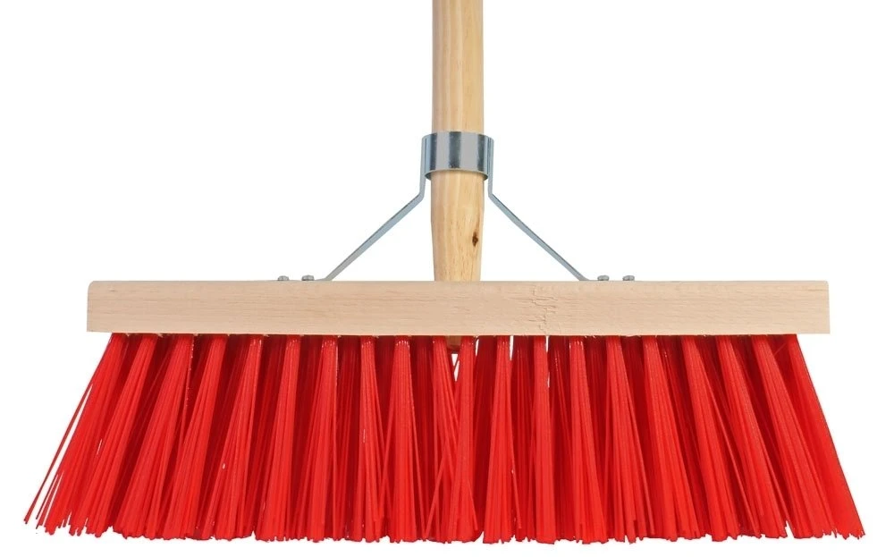 Talen Tools Bezem Rood Inclusief Steel 35cm